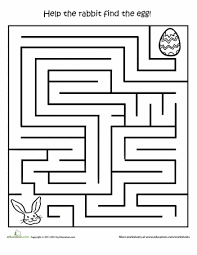 Printable Easter Activities Egg Hunt Maze Worksheet Education Com Easter Activities Easter Activities For Kids Printable Easter Activities