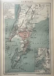 A 1910 German Map of Bombay for ...