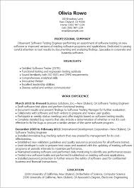 To be the successful job candidate for quality assurance jobs, it helps to have a comprehensive resume, says resume expert kim isaacs. Professional Software Testing Templates Myperfectresume