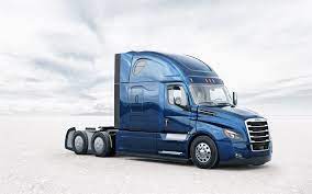 Download Wallpapers Freightliner Cascadia 4k 2018 Truck Tractor Lkw Blue Truck New Cascadia Freightliner Besthqwallpapers Com Freightliner Trucks Freightliner Big Rig Trucks