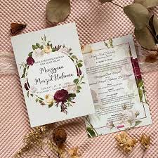 Kad kahwin murah & pakej bajet. Kad Kahwin Poskad Invitation Card Postcard Folded Cepat Siap Murah Shopee Malaysia
