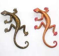 Animal Gecko Wall Art Home Decor Custom Color Resin Lizard ...