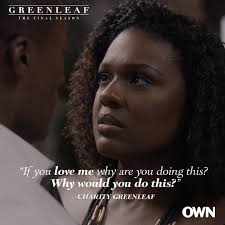 Charity really loved Phil, but did he love her the same way? #Greenleaf