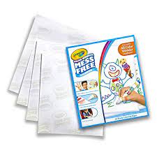 Blank paper poster flyers letterhead on colour desk background with soft shadows and floral light overlay as template for design. Crayola Color Wonder Mess Free Coloring Blank Coloring 30 Pages Pricepulse