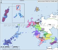 This blank map of japan also includes the outlines of the 47 prefectures on it to better assist with locating features on to this map. Nagasaki Map Map Of Nagasaki Prefecture Japan Nagasaki Japan Map