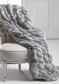 This blanket is made with authentic full silver fox pelts. 100 Faux Texture Fur Throw Blanket Grey Throw Blanket Faux Fur Throw Blanket