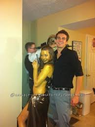 Coolest Couple Halloween Costume James Bond And The Golden Girl