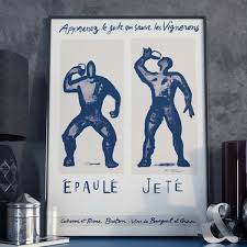 Affiche Epaule Jete Affiche De Vin Affiche Epaule
