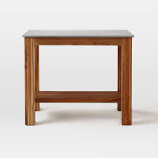 west elm rustic kitchen island table