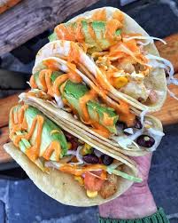 It's fresh and colorful, perfect for parties, so easy to make, and very addictive! Fish Tacos With Battered Cod Avocado Black Bean Corn Salsa Chipotle Mayo Picture Of Loreley Beer Garden New York City Tripadvisor