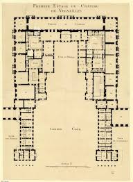 Partial Floor Plan Of The Second Floor Of The Chateau De Versailles France Versailles Map Floor Plans Family House Plans