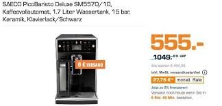 Saeco Picobaristo Deluxe Sm5570 10 Kaffeevollautomat Schwarz Kaffeevollautomat Kaffee Vollautomat Kaffee