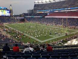 Gillette Stadium Section 224 Home Of New England Patriots