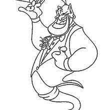 the genie coloring pages hellokids com coloriage de maypole