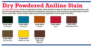 aniline dye water alcohol walnut crystal price list