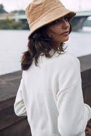 Urban Outfitters Uo Corduroy Bucket Hat Love The Combination Of Fall Like Sweater And Sun Hat Outfitinspira Outfits With Hats Corduroy Bucket Hat Hat Fashion