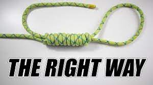 How to tie a hangman's noose. How To Tie A Hangman S Noose Youtube