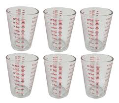 ›› quick conversion chart of oz to tablespoon. Cups Tbsp Set Of 12 Black Duck Brand 4 Ounce Measuring Glasses In Oz Tsp Ml 37001 Set Kitchen Dining