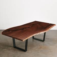 It features a square top with drop leaves that tuck away. Walnut Dining Table No 227 Elko Hardwoods Modern Live Edge Furniture Dining Coffee Tables Desks Benches
