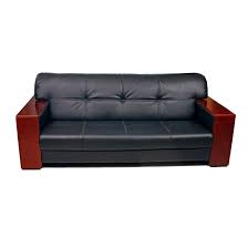 Black office chairs (and other furniture) for higher productivity. 5 Seater Black Pu Office Sofa Set 3 1 1 F05 Elegant Office Furniture In Kenya Fairdeal Furniture
