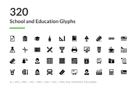 320 School And Education Glyph Icons Glyph Icon Graphic Design Pattern Glyphs