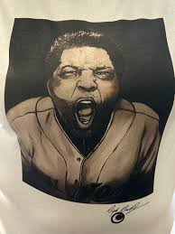 Willie T-Shirt. Willie Mays. Created from an original Oil Painting.