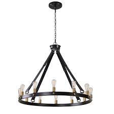 Marlow 12 Light Circle Chandelier Painted Fox Home