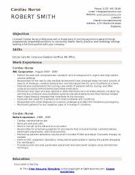 cardiac nurse resume samples qwikresume