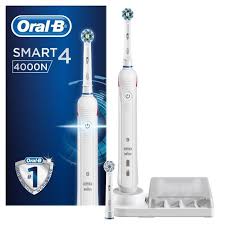 Ces caractéristiques lui donnent une efficacité. Oral B Smart 4 4000n Brosse A Dents Electrique Connectee Blanc Cdiscount Electromenager