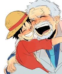 Luffy Garp One Piece Pinterest One Piece Ace One Piece Anime One Piece Fanart