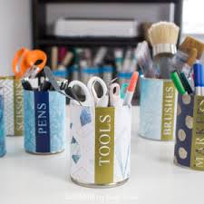 Using the maker 3 in design space. Upcycled Tin Can Craft Storage With Cricut Sustain My Craft Habit