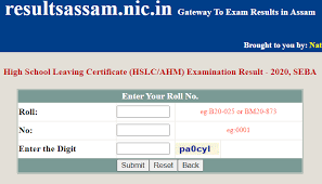 (please type the characters in the textbox). Assam Hslc Result 2021 Link Seba 10th Hslc Result 2021 Resultsassam Nic In Sarkari Result