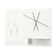 Skadis White Pegboard Combination Wall Storage 76 X12 X56 Cm Ikea Peg Board Ikea Pegboard Ikea