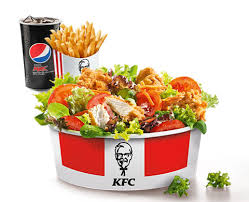 Served with 1 original recipe tender, individual popcorn, individual fries, individual salad, regular drink, chocolatechip cookie and 1 dip. Kfc Germany