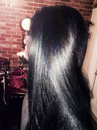 Jet Black Hair With Blue Tint And Blue Highlights Blue Black Hair Hair Long Hair Styles