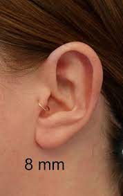 Simple Loop Ear Cuff Rose Pink Gold Filled 14 K Tragus Tragus Earrings Tragus Piercing Jewelry Tragus Piercings