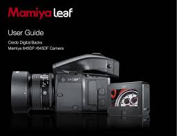 Mamiya 645 Df And Leaf Credo Digital Back Users Guide