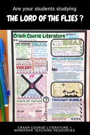 Are Your Students Struggling With Lord Of The Flies Use This Worksheet And The Crashcourse Video In 2020 Crash Course Literature Lord Of The Flies Teaching Literature