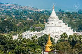 Image result for Buddha's full white painted viharas, monasteries, pagodas