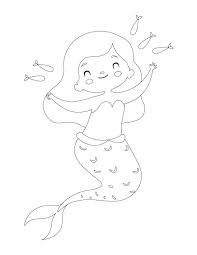 Printable Mermaid Coloring Pages For Kids Mermaid Coloring Pages Mermaid Coloring Book Mermaid Coloring
