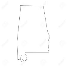 Free alabama stencils, patterns, maps, state outlines, and shapes. Alabama State Of Usa Solid Black Outline Map Of Country Area Royalty Free Cliparts Vectors And Stock Illustration Image 119578951