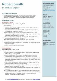 Knowledge of major third party payer requirements in massachusetts. Medical Officer Resume Samples Qwikresume