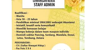 Maybe you would like to learn more about one of these? Lowongan Kerja Terbaru Sma Medan Staff Admin November 2019 Mitra Global Inokom Lowongan Kerja Sma Smk D3 S1 Agustus 2021