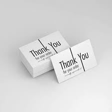 Print your custom business card online and make it as unique as your business. Will Make You Satisfied X50 Thank You For Your Order Mini Business Cards For Small Businesses Start Ups Exclusive Www Misrtalateen Com