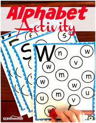 free alphabet find the letter find printable activity