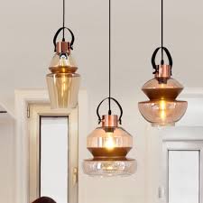 The most classic and durable of options will add style, flair and grace to any home. Urn Ceiling Pendant Light Modern Amber Glass 6 5 8 10 Wide Head Copper Hanging Lamp Kit Beautifulhalo Com