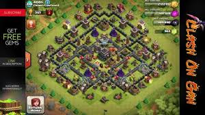 This is the recommended arrangement, especially for the 2 golems, but you can change it to suit your playing style. Streaming Clash Of Clans Town Hall 9 Trophy Base The Spaceship Vidio