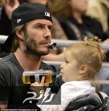 صور النجم الوسيم ديفيد بيكهام مع ابنته الجميلة التي صارحته أنها غير معجبة به موقع رائج David Beckham Daughter Harper Beckham David Beckham Family