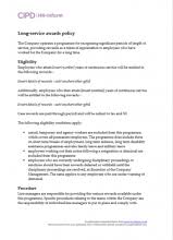Maybe you would like to learn more about one of these? Long Service Awards Policy Cipd Hr Inform