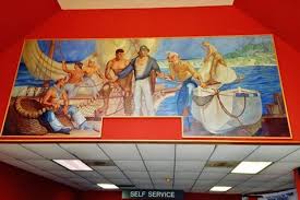 Mural Originally In The 1936 Liberty Post Office Now In The New Post Office Liberty County Texas Infographic Liberty